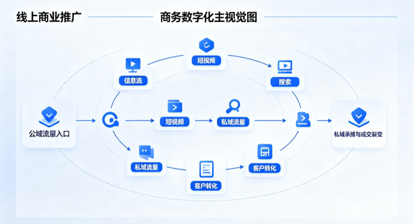 宜章县线上商业推广怎么做？全域流量闭环搭建与低成本转化实战指南